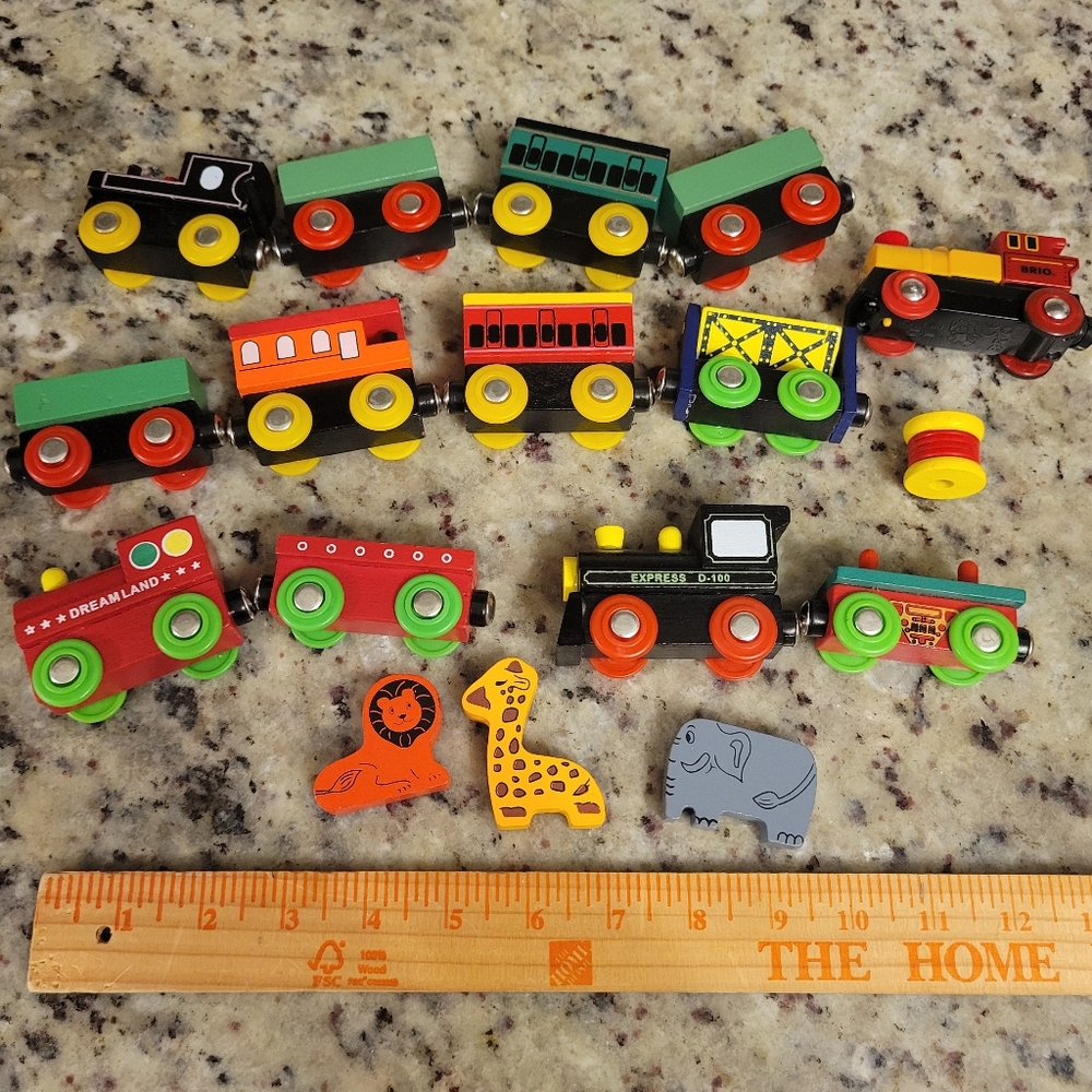 Wooden Train Set